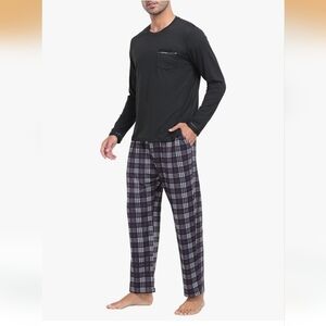 NWT MoFiz Men's Pajamas Plaid Sets Sz. XL